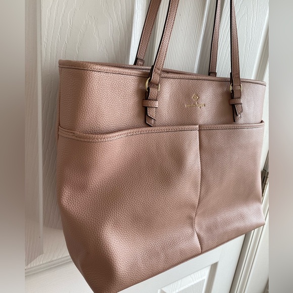 Nanette Lepore beautiful light pink large tote bags 8 pockets, New without tag. - Picture 5 of 8